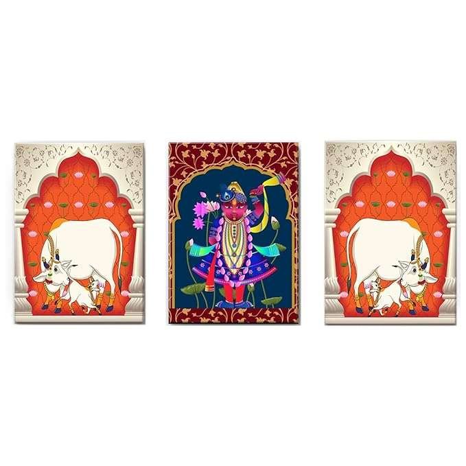 Pichwai Handmade Wall Painting - Image 5
